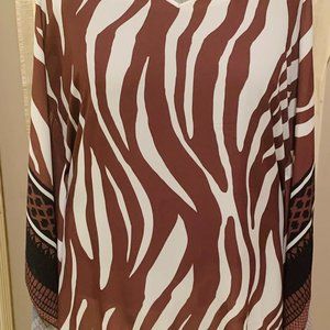 Printed Crepe Tunic - Size 18/20